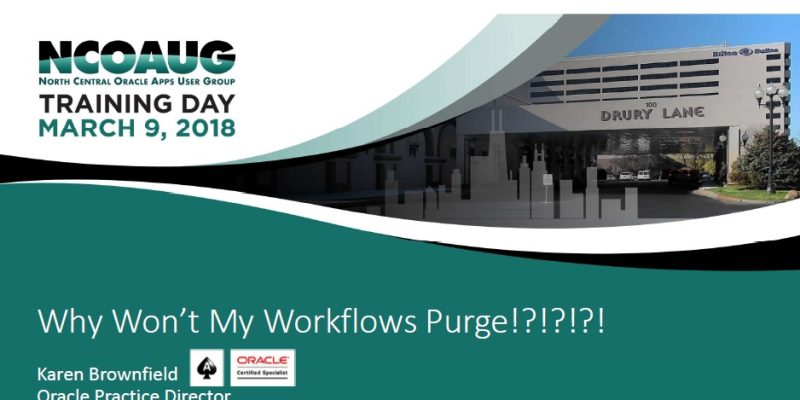 Why Won’t My Workflows Purge?! (Presentation + Software)
